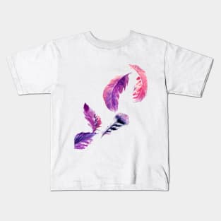 feathers Kids T-Shirt